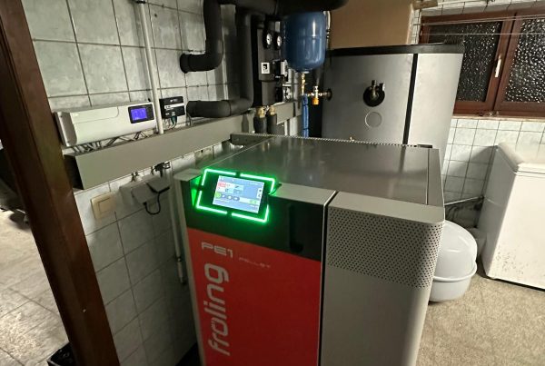 Stookolieketel vervangen door Pe1 pelletketel 25 kw Fröling