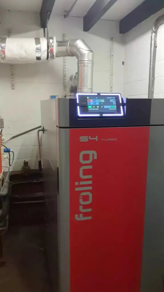 Fröling S4 Turbo stukhoutketel, project S4 Turbo stukhoutketel