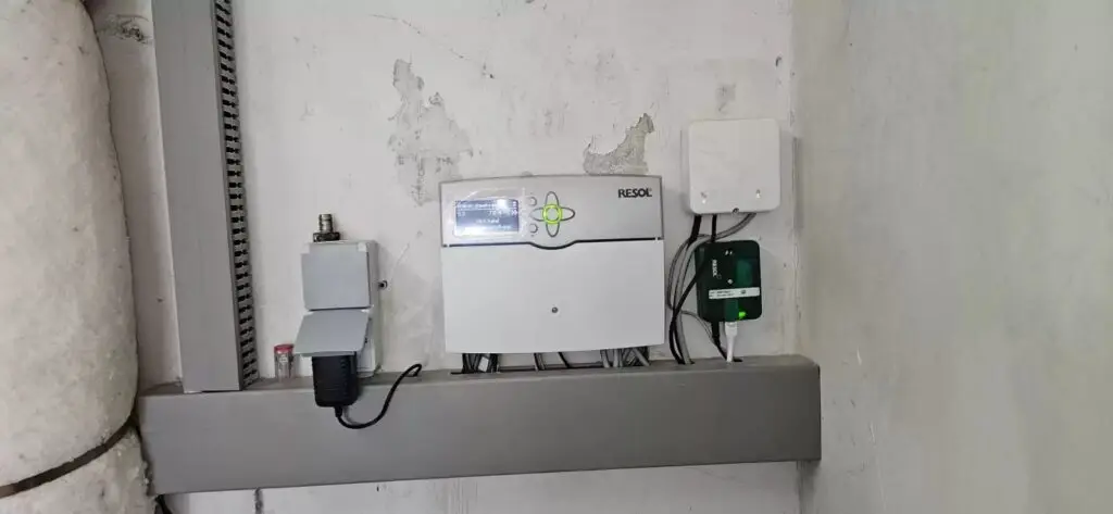 Regeling van de installatie aan de muur, project Installatie St-Katelijne-Waver